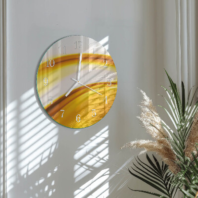 Glas wanduhr Abstrakte Kunst