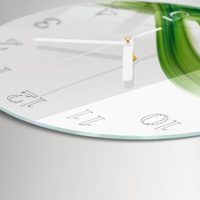 Glas wanduhr Abstrakte Welle