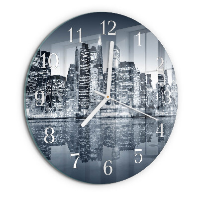 Glas wanduhr Horizont