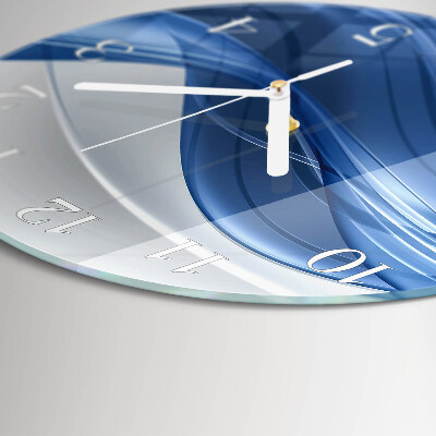 Glas wanduhr Abstrakte Linien