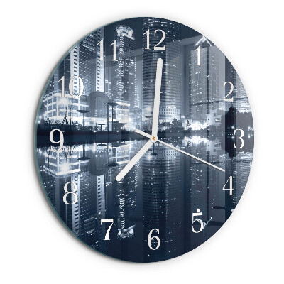 Glas wanduhr Horizont