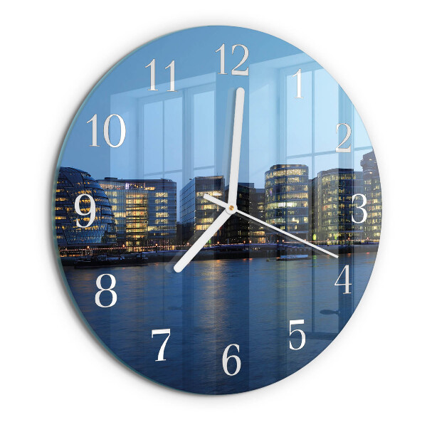 Glas wanduhr Horizont