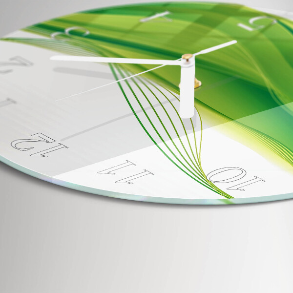 Glas wanduhr Abstrakte Linien