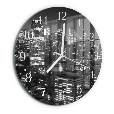 Glas wanduhr Horizont