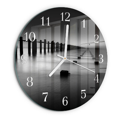 Glas wanduhr Meer