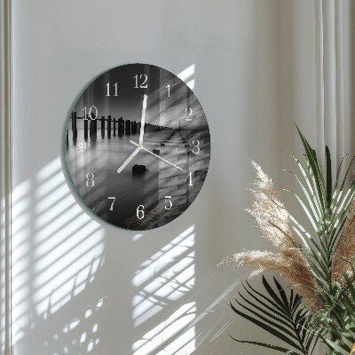 Glas wanduhr Meer