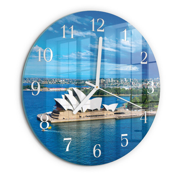 Glas wanduhr Opernhaus von Sydney