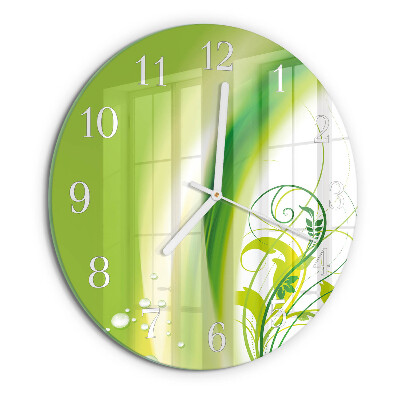Glas wanduhr Modellanlage