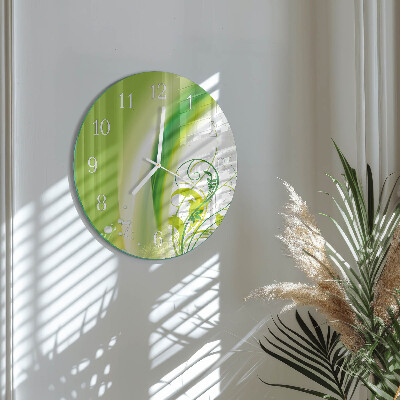 Glas wanduhr Modellanlage