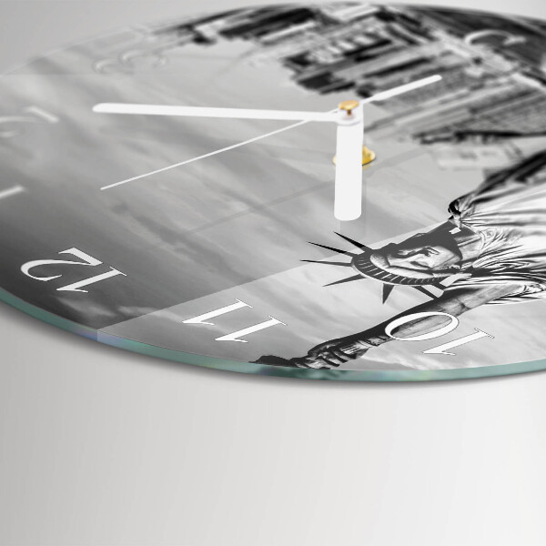 Glas wanduhr Freiheitsstatue