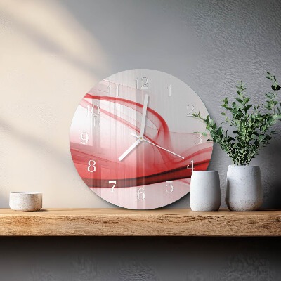 Glas wanduhr Abstrakte Linien