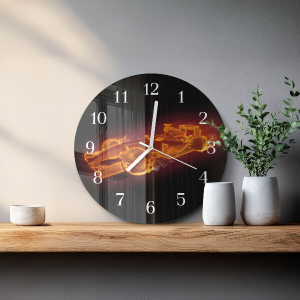 Glas wanduhr Schrott