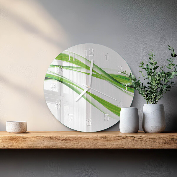 Glas wanduhr Abstrakte Linien
