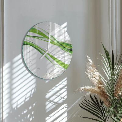 Glas wanduhr Abstrakte Linien