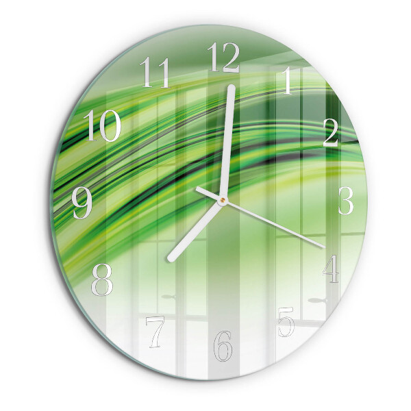 Glas wanduhr Abstrakte Kunst