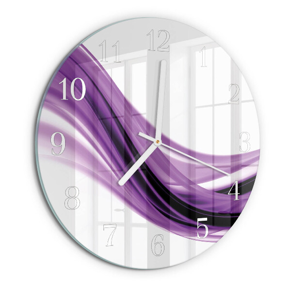 Glas wanduhr Abstrakte Kunst