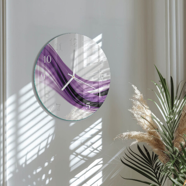 Glas wanduhr Abstrakte Kunst