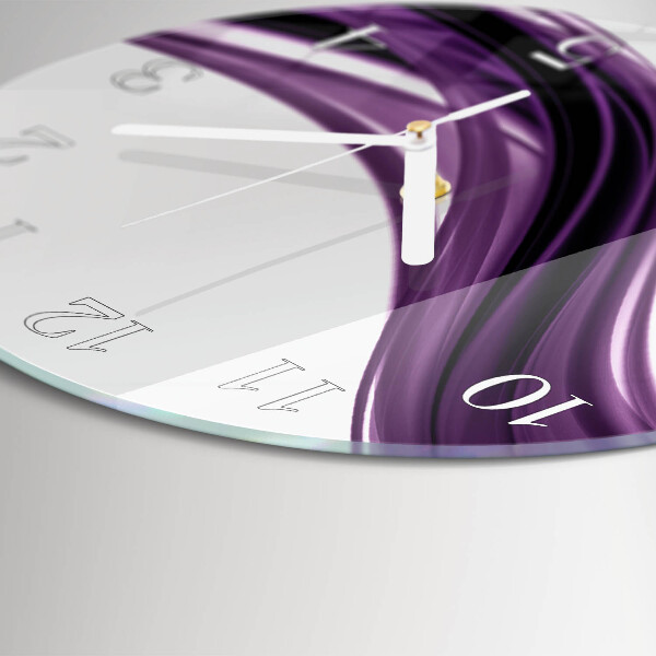 Glas wanduhr Abstrakte Kunst