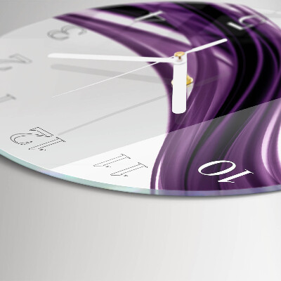 Glas wanduhr Abstrakte Kunst