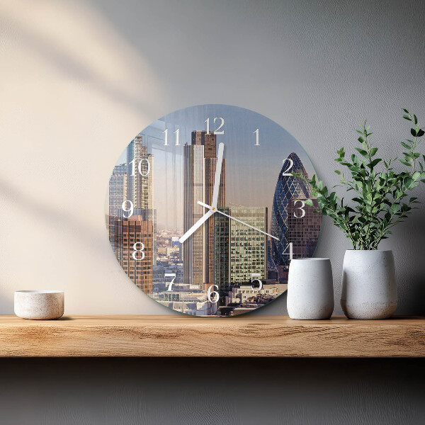 Glas wanduhr Horizont