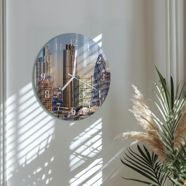 Glas wanduhr Horizont