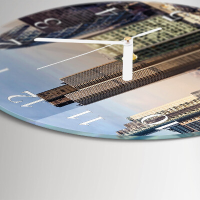 Glas wanduhr Horizont
