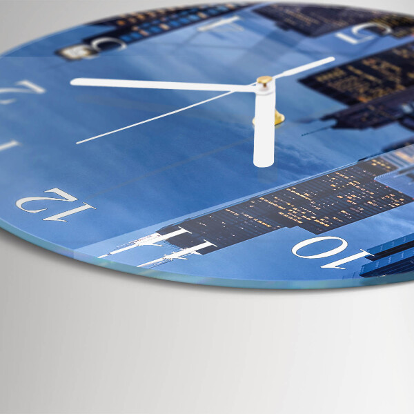 Glas wanduhr Horizont