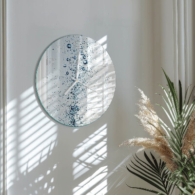 Glas wanduhr Wasser