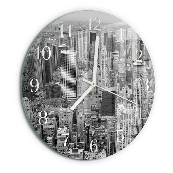 Glas wanduhr Horizont