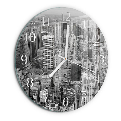 Glas wanduhr Horizont