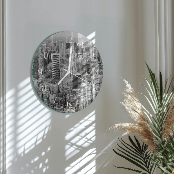 Glas wanduhr Horizont