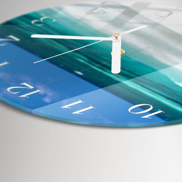 Glas wanduhr Strand Meer
