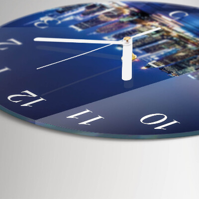 Glas wanduhr Horizont