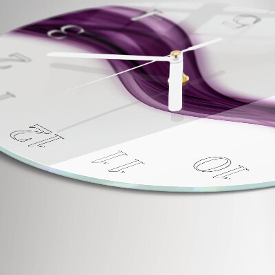 Glas wanduhr Abstrakte Linien