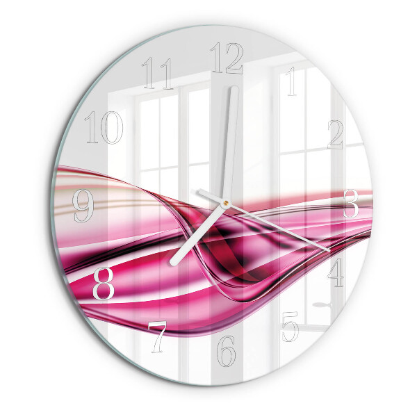 Glas wanduhr Abstrakte Linien