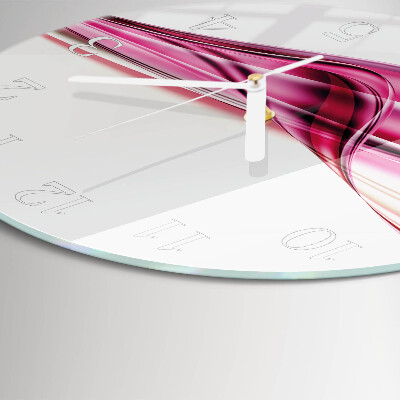 Glas wanduhr Abstrakte Linien