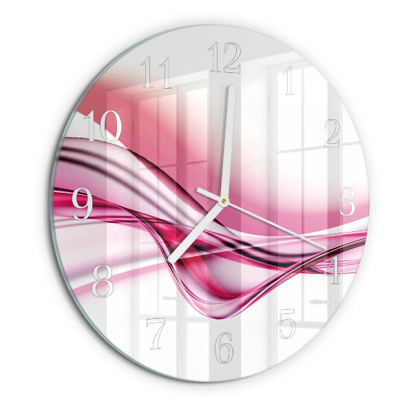 Glas wanduhr Abstrakte Kunst