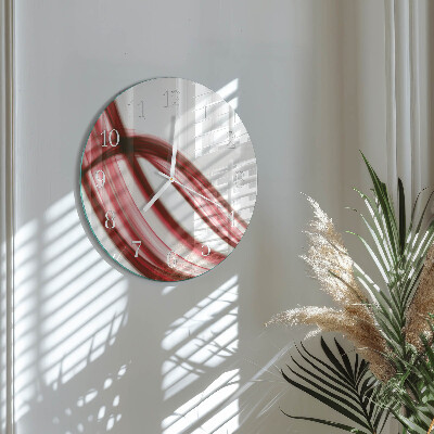 Glas wanduhr Abstrakte Linien