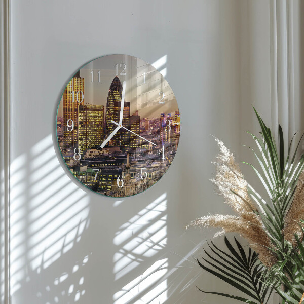 Glas wanduhr London
