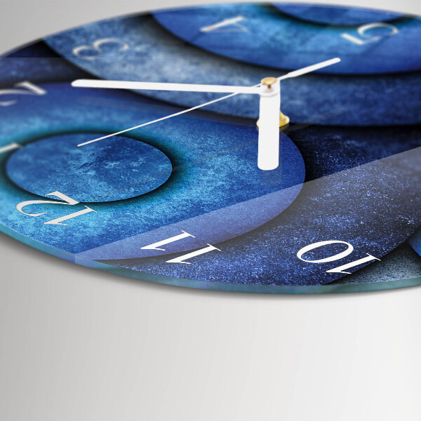 Glas wanduhr Die Kunst der Kreise