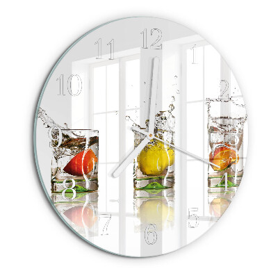 Glas wanduhr Obstgläser