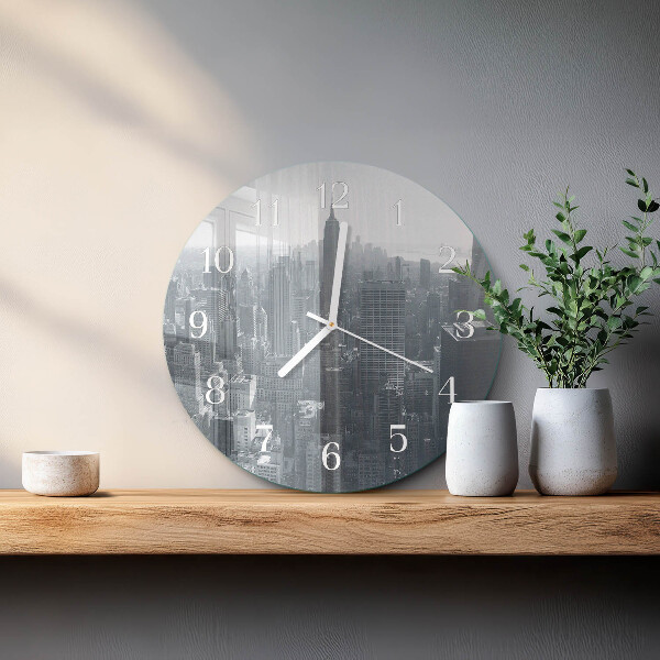 Glas wanduhr Horizont