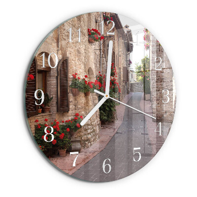 Glas wanduhr Avenue