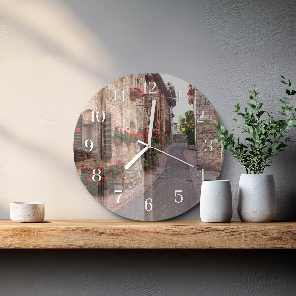Glas wanduhr Avenue