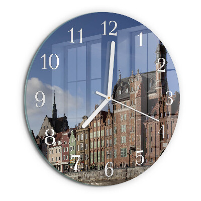 Glas wanduhr Danzig