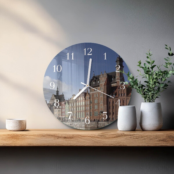 Glas wanduhr Danzig