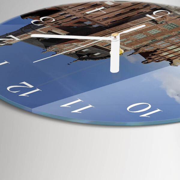 Glas wanduhr Danzig