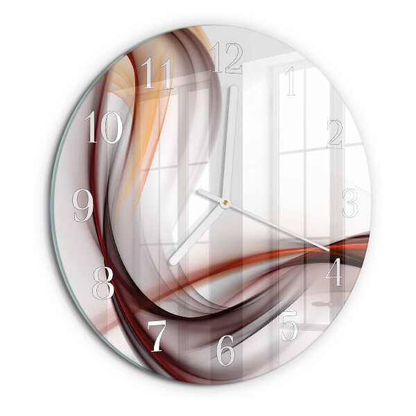 Glas wanduhr Abstraktion