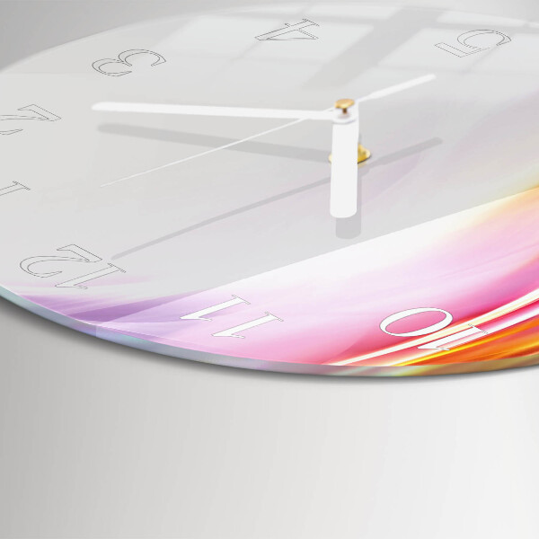 Glas wanduhr Abstraktion