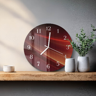 Glas wanduhr Abstraktion